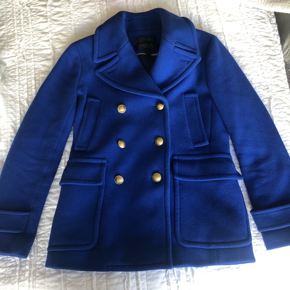 J. Crew Stadium Peacoat